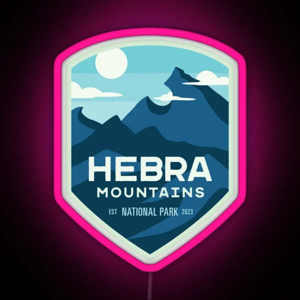 Hebra Mountains National Park RGB Neon Sign