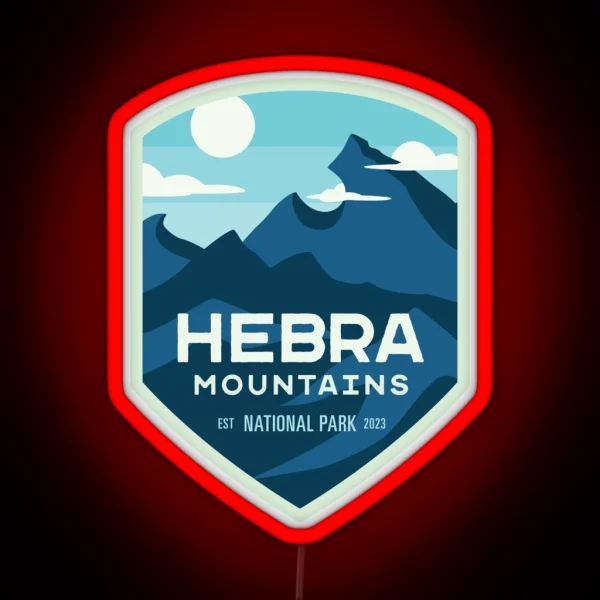 Hebra Mountains National Park RGB Neon Sign