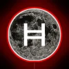 Add futuristic touch with Hedera Hashgraph Moon RGB Neon Sign