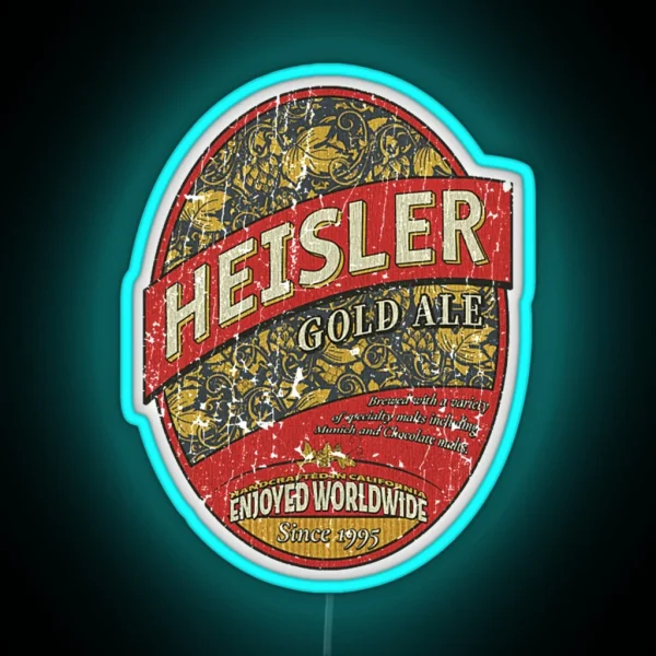 Heisler Gold Ale Beer 1995 RGB Neon Sign