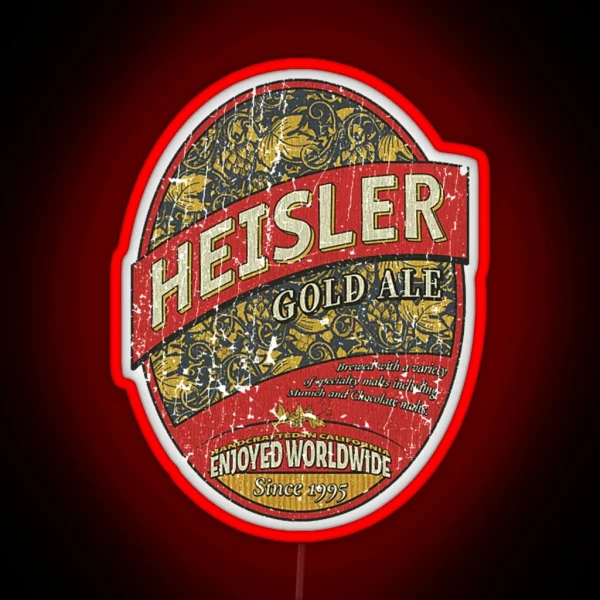 Heisler Gold Ale Beer 1995 RGB Neon Sign