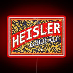 Heisler Gold Ale Fake Beer Hollywood RGB Neon Sign