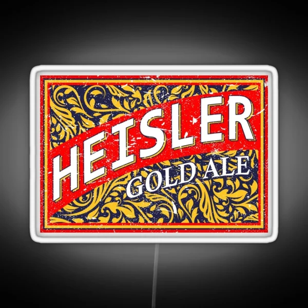 Heisler Gold Ale Fake Beer Hollywood RGB Neon Sign