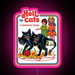 Hell Cats RGB Neon Sign