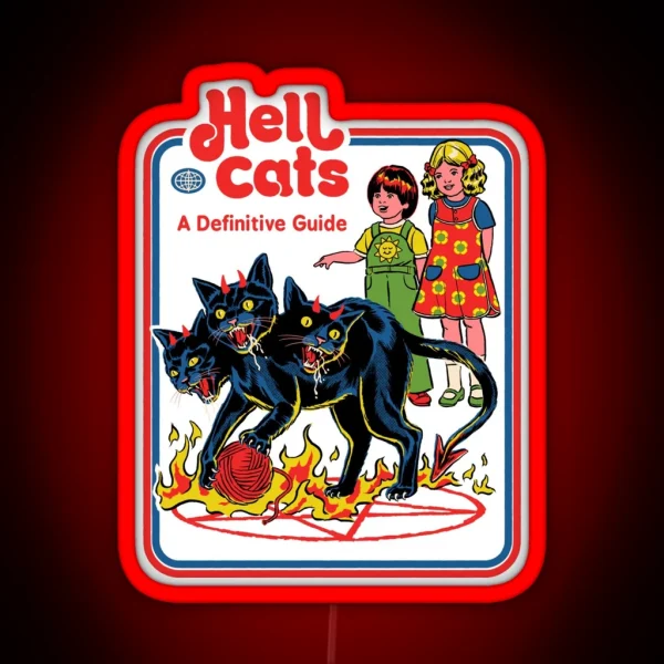 Hell Cats RGB Neon Sign