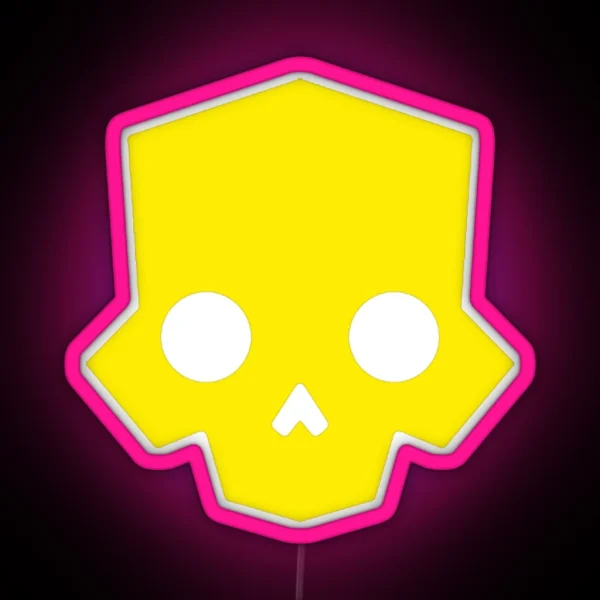Helldivers 2 Inspired Skull Logo RGB Neon Sign