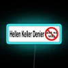 Empowering Blindness is Not Inability Quote by Helen Keller Sign