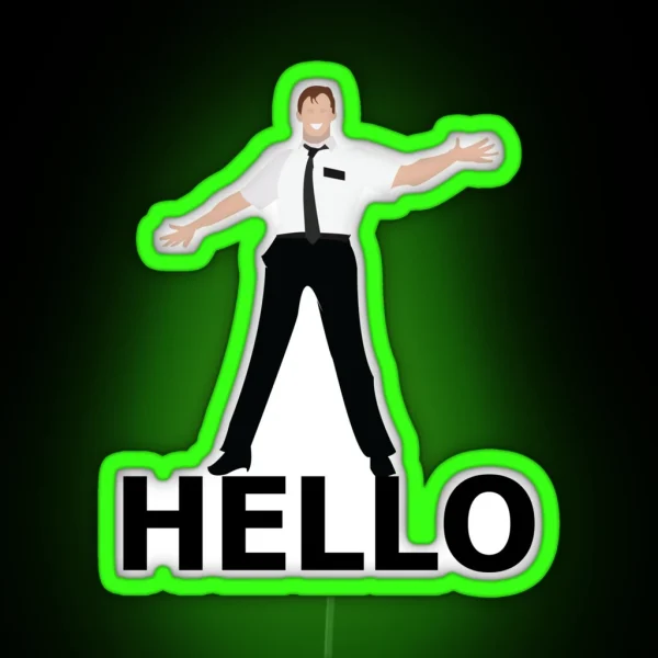 Hello Book Of Mormon RGB Neon Sign