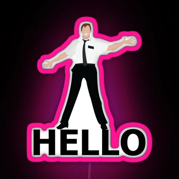 Hello Book Of Mormon RGB Neon Sign