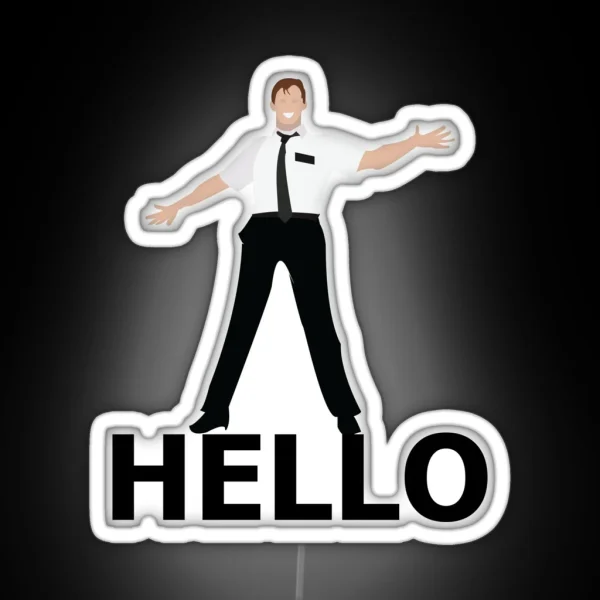 Hello Book Of Mormon RGB Neon Sign