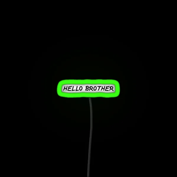 Hello Brother TVD Led RGB Neon Sign