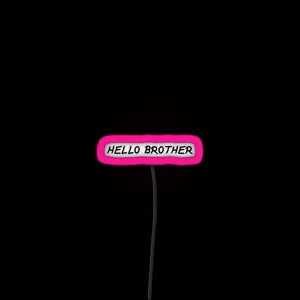 Hello Brother TVD Led RGB Neon Sign