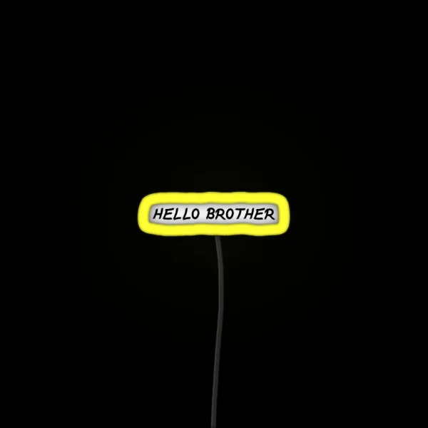 Hello Brother TVD Led RGB Neon Sign