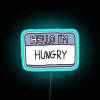 Neon Food Sign: Vibrant Hello I'm Hungry LED Restaurant Decorations Display