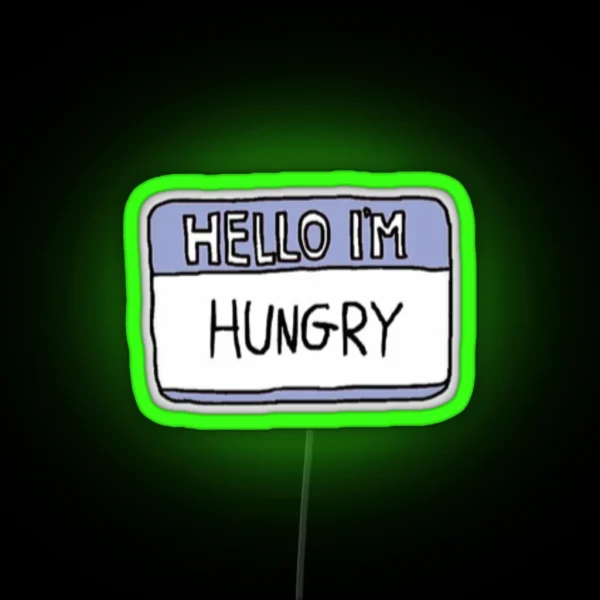 Hello I M Hungry RGB Neon Sign