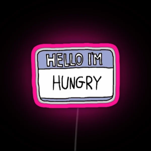 Hello I M Hungry RGB Neon Sign