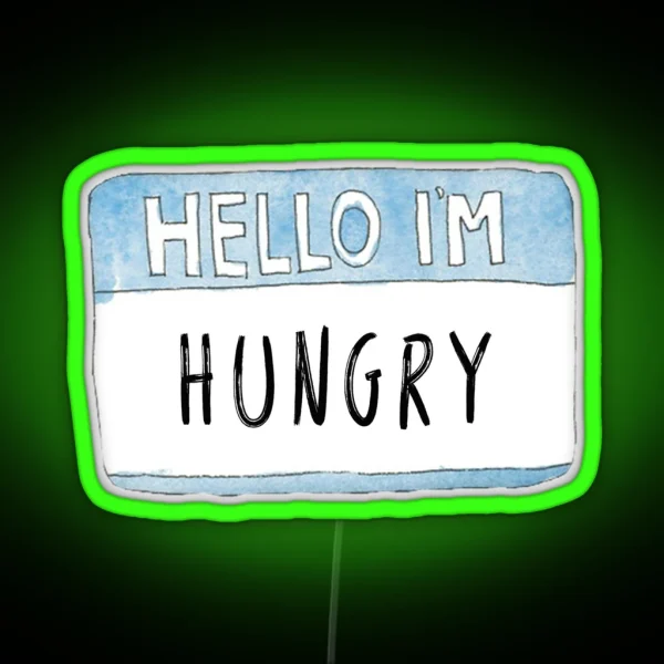 HELLO I M HUNGRY RGB Neon Sign