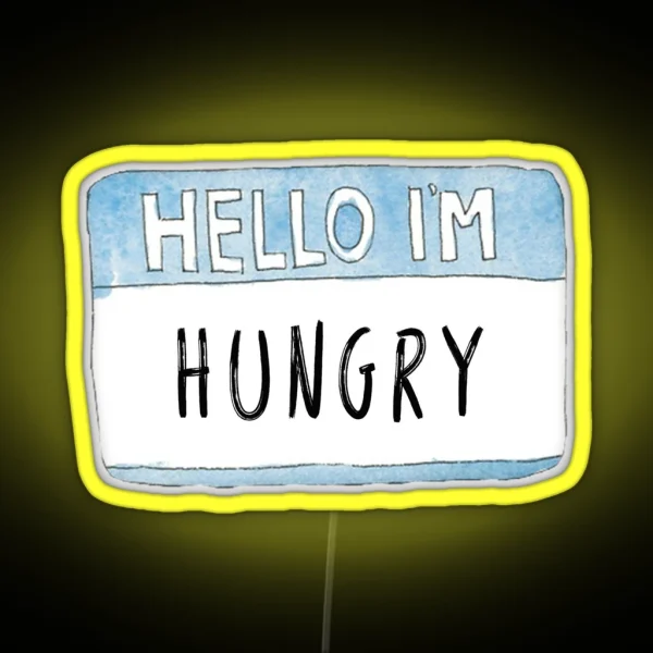 HELLO I M HUNGRY RGB Neon Sign