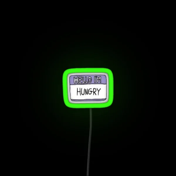 Hello I M Hungry RGB Neon Sign