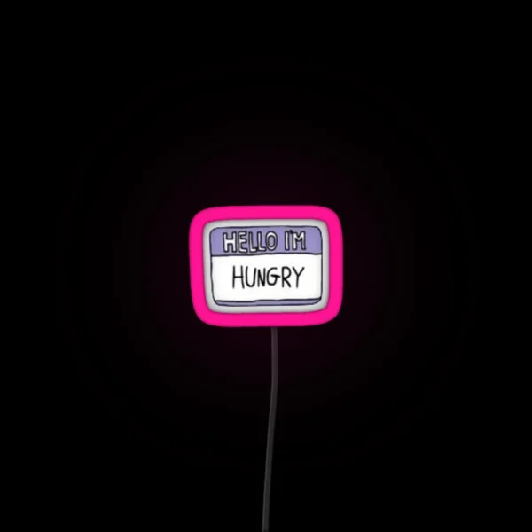 Hello I M Hungry RGB Neon Sign