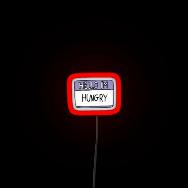 Hello I M Hungry RGB Neon Sign