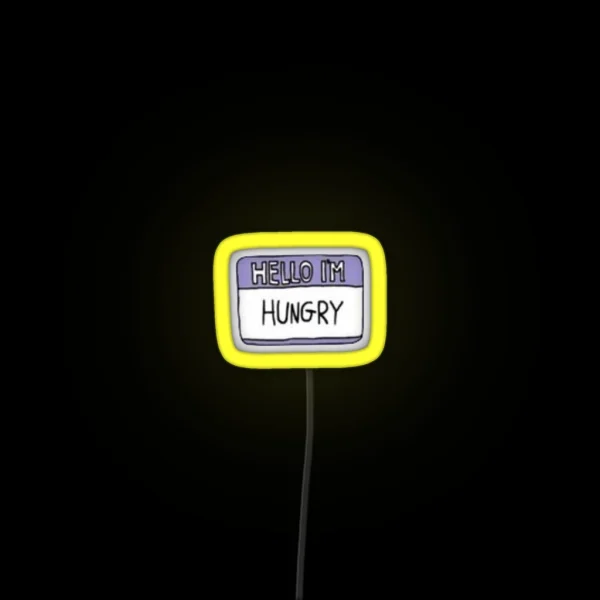 Hello I M Hungry RGB Neon Sign