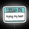 Welcome Home with Vibrant Personalized Good Vibes Only Neon Sign