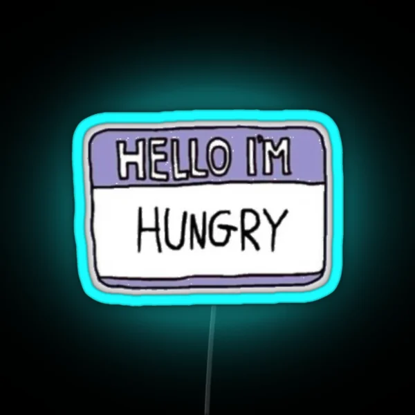 Hello Im Hungry RGB Neon Sign