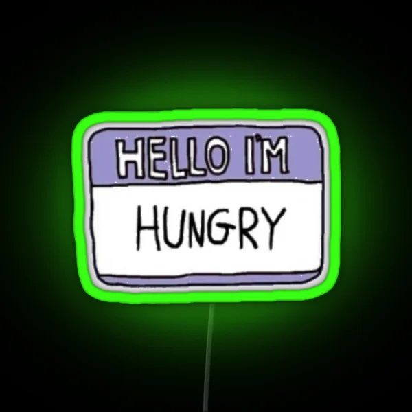 Hello Im Hungry RGB Neon Sign