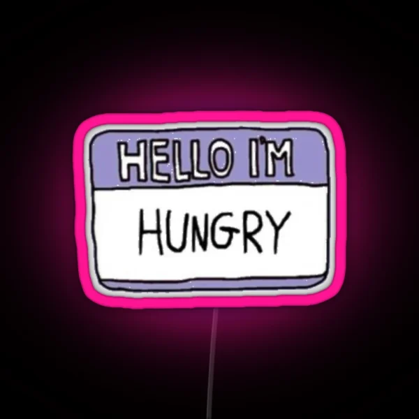 Hello Im Hungry RGB Neon Sign