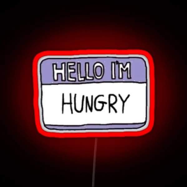 Hello Im Hungry RGB Neon Sign
