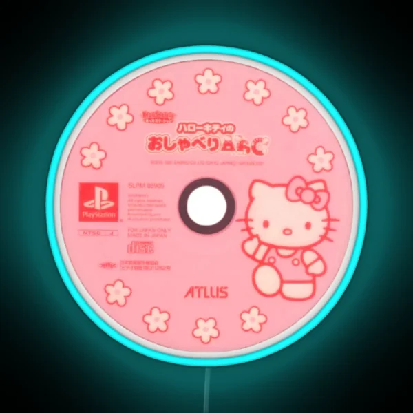 Hello Kitty Vinyl RGB Neon Sign