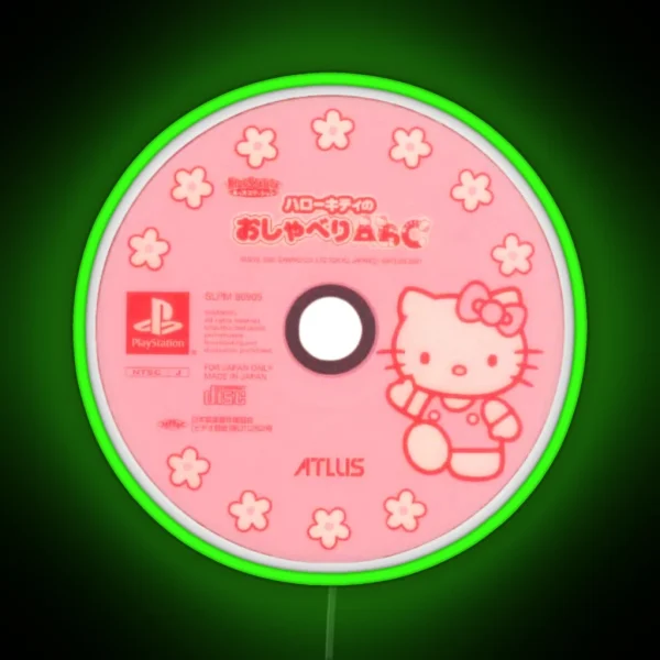 Hello Kitty Vinyl RGB Neon Sign