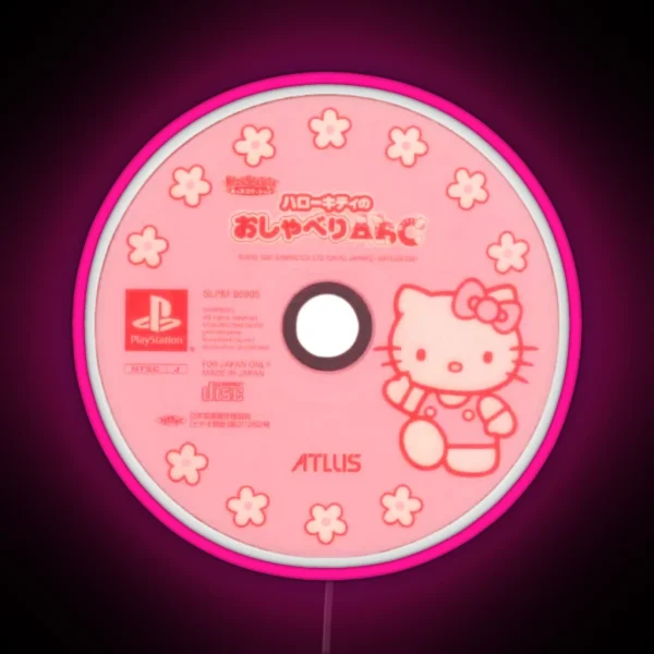 Hello Kitty Vinyl RGB Neon Sign