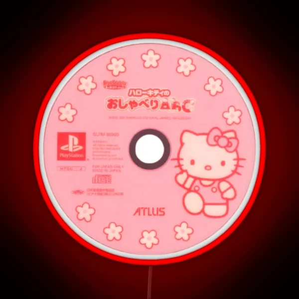 Hello Kitty Vinyl RGB Neon Sign