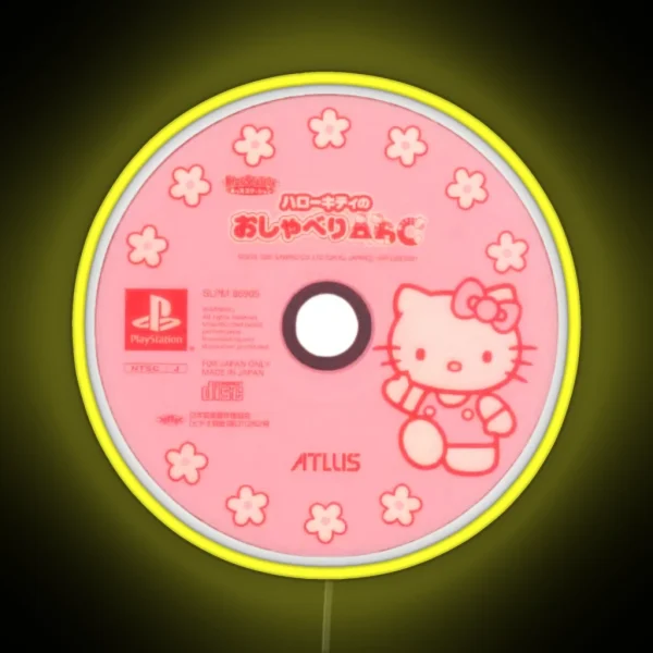 Hello Kitty Vinyl RGB Neon Sign