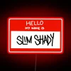 Add a touch of edgy humor with this Slim Shady sign.