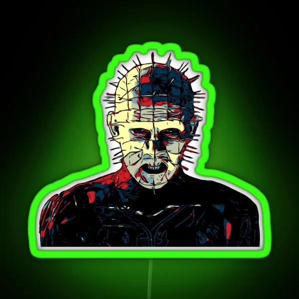 Hellraiser Pinhead RGB Neon Sign