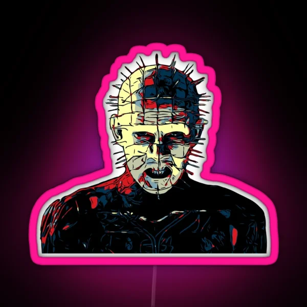 Hellraiser Pinhead RGB Neon Sign