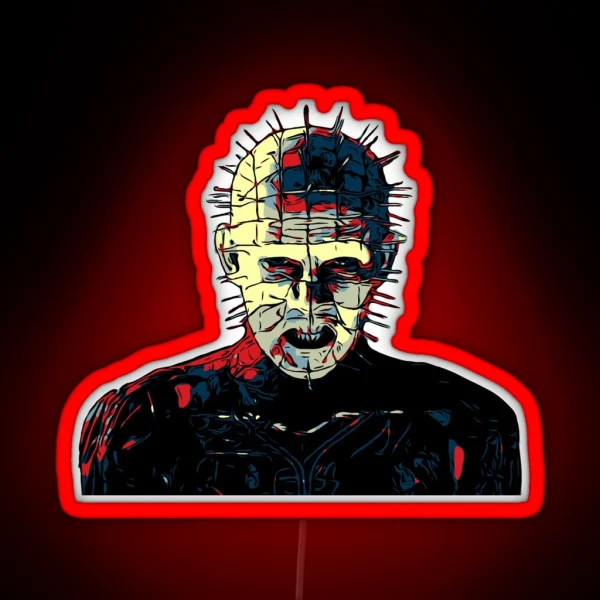 Hellraiser Pinhead RGB Neon Sign