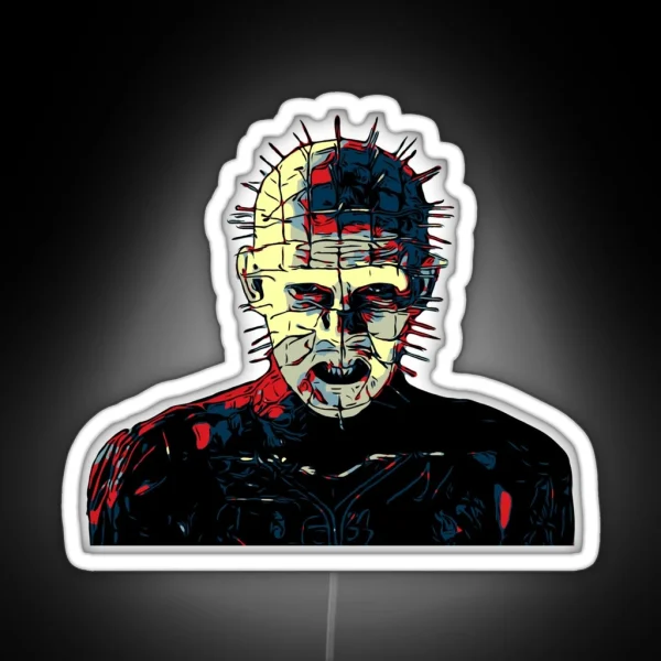 Hellraiser Pinhead RGB Neon Sign