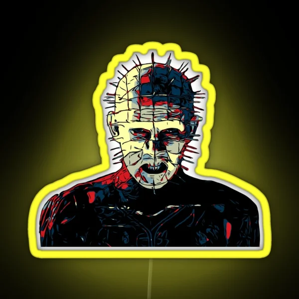 Hellraiser Pinhead RGB Neon Sign
