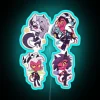 RGB Neon Signs and Decals from Helluva Boss Animated Series.