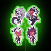 RGB Neon Sign Display Decorations with Helluva Boss led Included