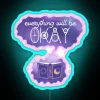 Neon Helluva Boss Inspired Stolas and Octavia Magical Spellbook Art