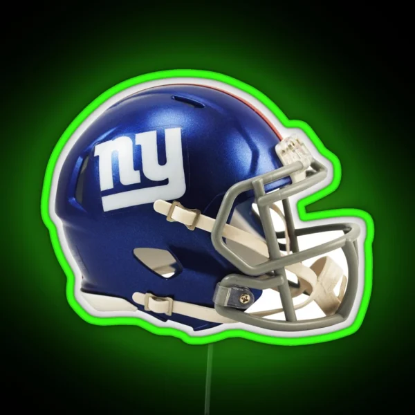 Helmet Giants NY Icon RGB Neon Sign