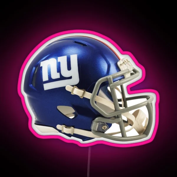 Helmet Giants NY Icon RGB Neon Sign