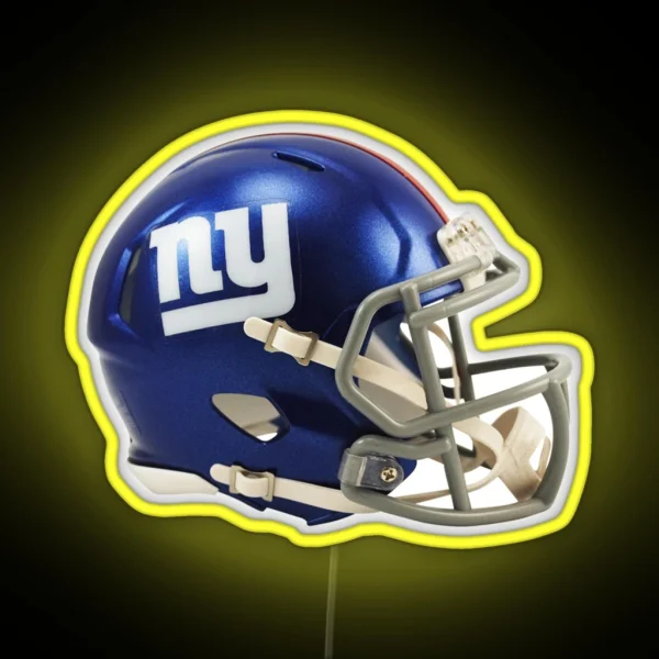 Helmet Giants NY Icon RGB Neon Sign