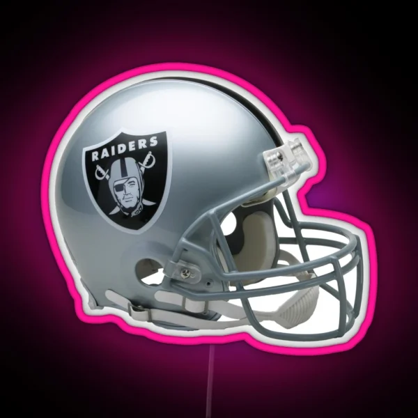 Helmet Raiders Icon RGB Neon Sign