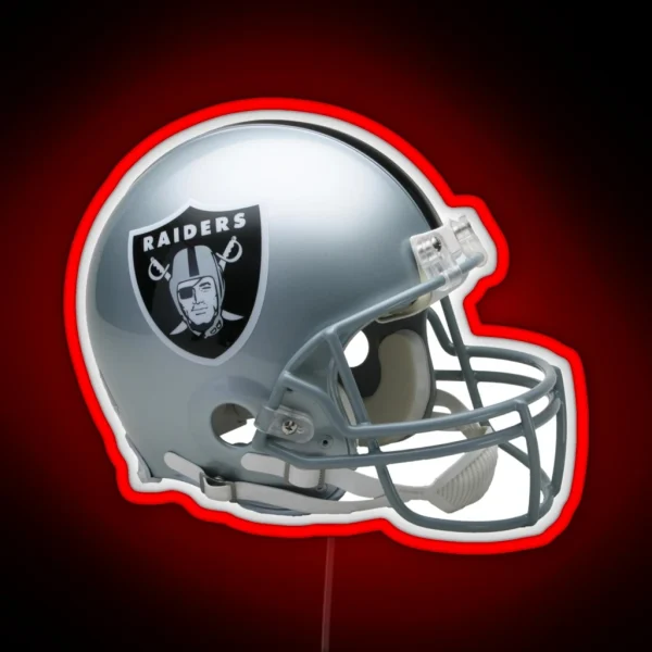 Helmet Raiders Icon RGB Neon Sign